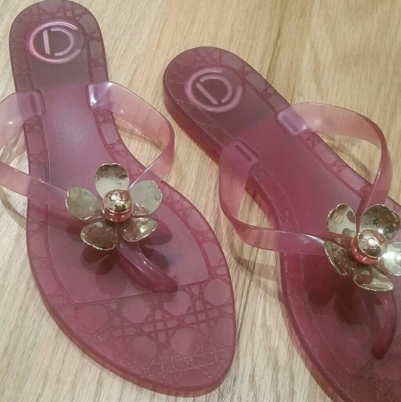 dior jelly sandals